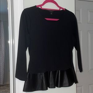 Anne Taylor Peplum Blouse